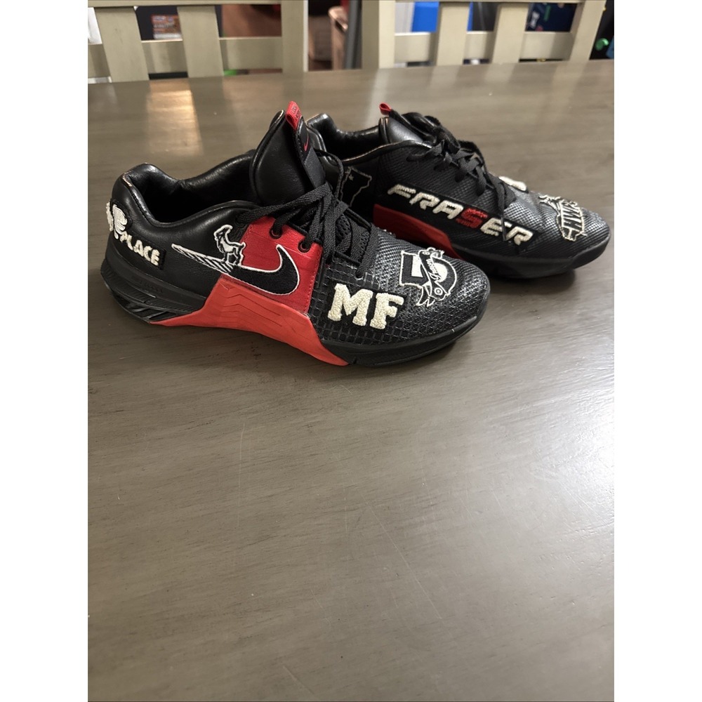 Nike Metcon 8 MF Mat Fraser, Black/Red, Men's US Size 9